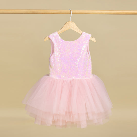 Pink Blossom Tütü Pembe Kız Çocuk Elbisesi