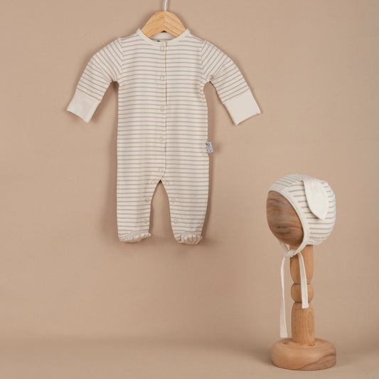 Pure Bamboo 2’li Şapka & Tulum Set (Unisex)