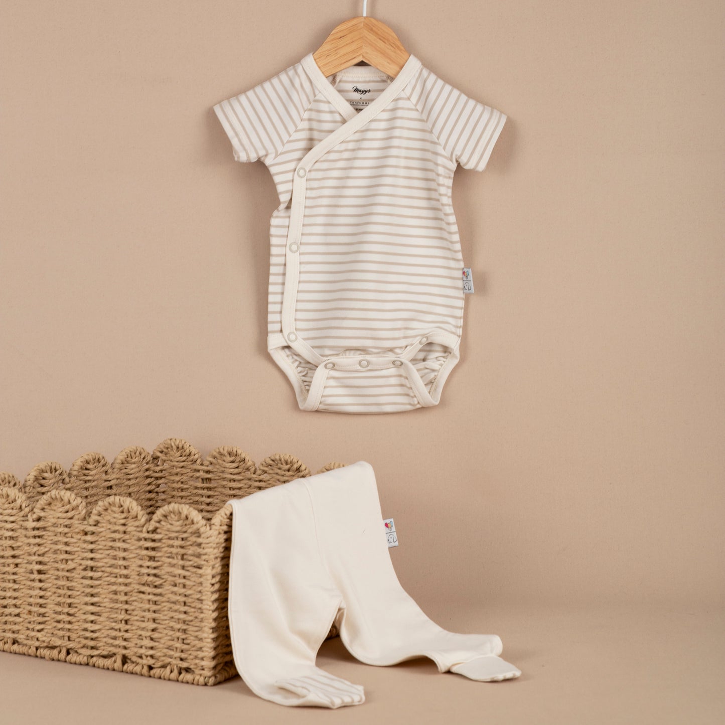 Pure Bamboo 2’li Zıbın & Patikli Alt Set (Unisex)