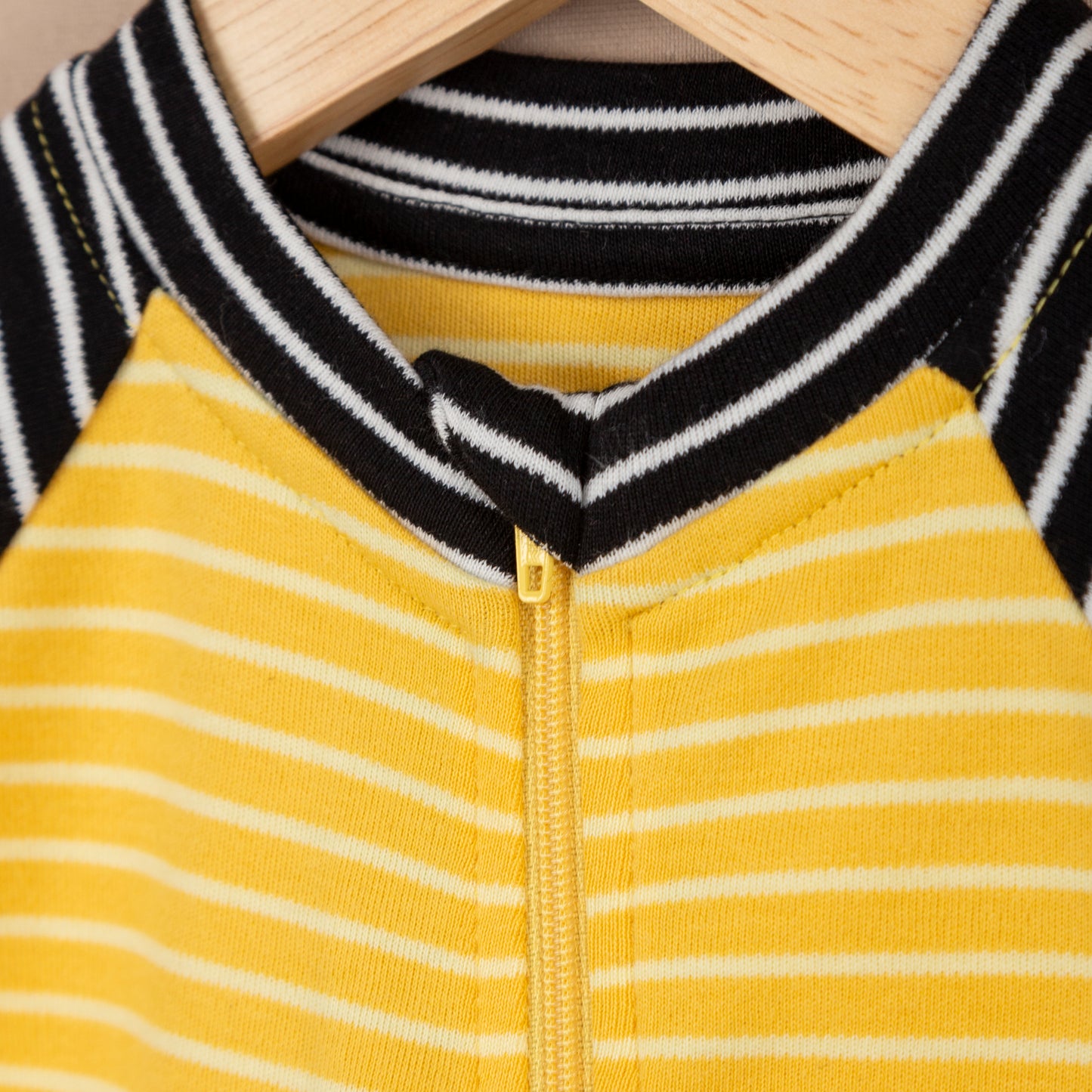 Sunny Lines Fermuarlı Organik Bebek Tulumu