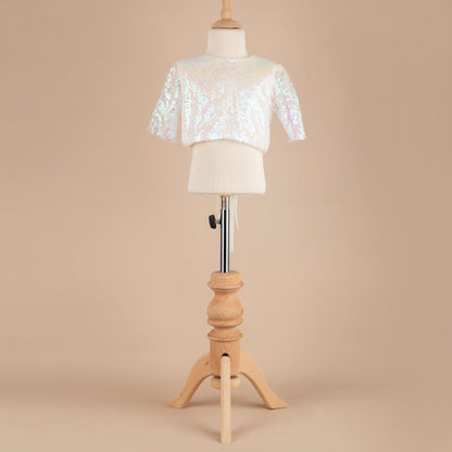 Shiny Kadife Kurdeleli Bluz