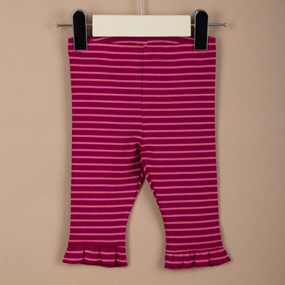 Tiny Ruffle Mürdüm Organik 2’li Set