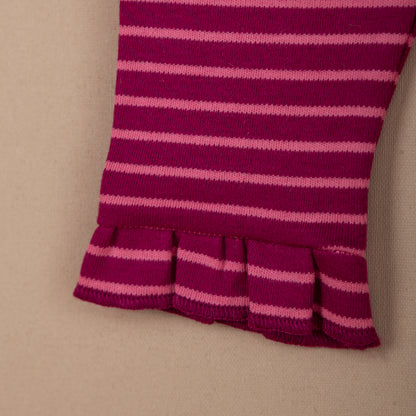 Tiny Ruffle Mürdüm Organik 2’li Set