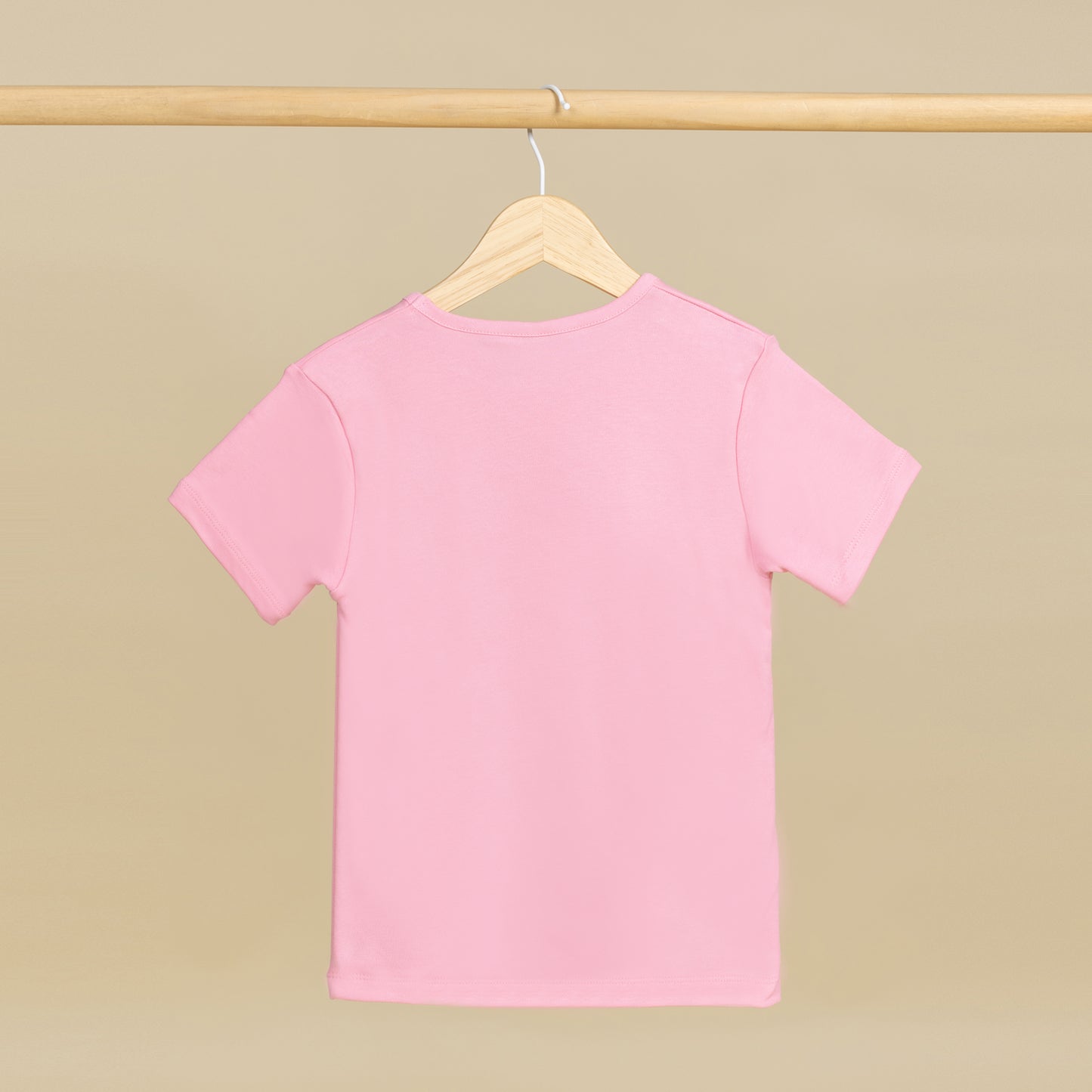 Sparkle Unicorn Baskılı Pembe Kız Çocuk Tişörtü